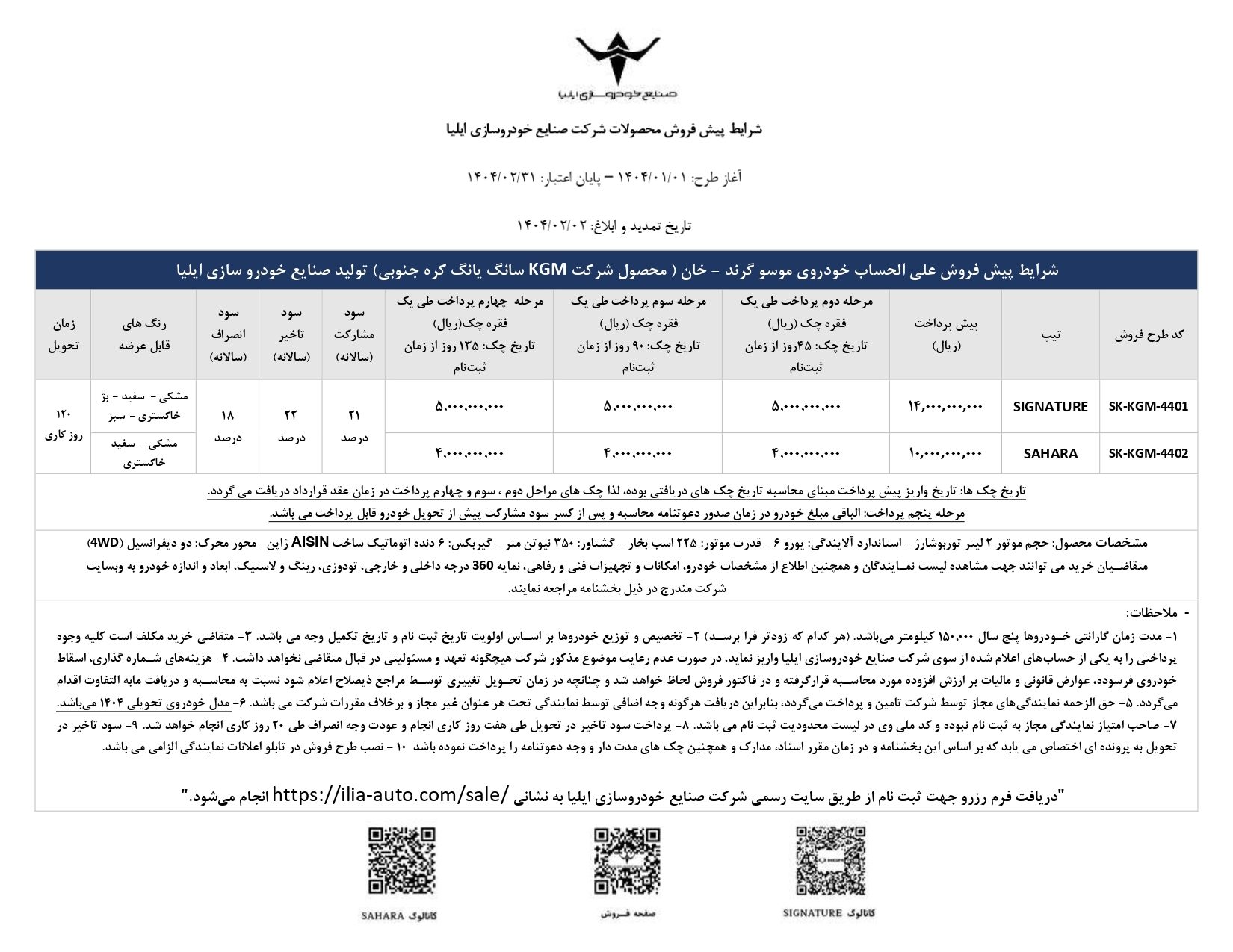 شرایط فروش پیکاپ کره‌ای موسو گرند- خان ۱۴۰۴